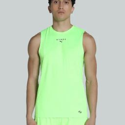 Puma Green Glare Regular Fit Sports T-Shirt-image-49