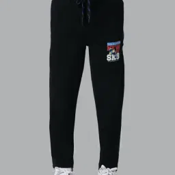 Van Heusen Regular Fit Smart Tech Easy Stain Release Trackpants - Black-picture-9