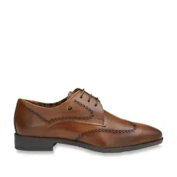 Van Heusen Men's Brown Derby Shoes-image-86
