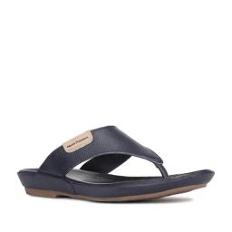 Hush Puppies by Bata Women's California Navy Thong Sandals-image-34