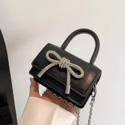 Styli Black Embellished Sling Handbag-image-21