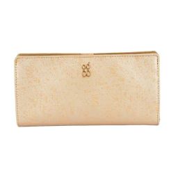 Baggit Golden Printed Small Bi-Fold Wallet for Women-56