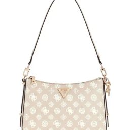 Guess Sand Daryna Logo Shoulder Bag-21