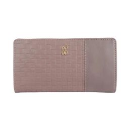 Baggit Purple Textured Small Bi-Fold Wallet for Women-image-68