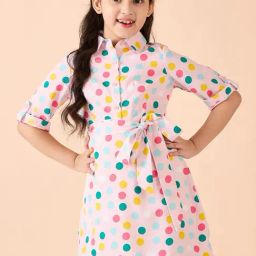 StyloBug Girls Multi Printed Dress-image-30