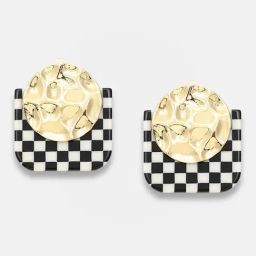 Sohi Gold Plated Party Designer Stud Earrings-30