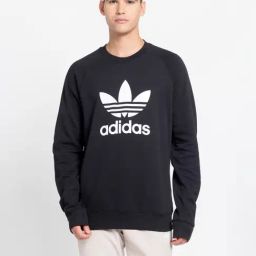 Adidas Originals Black Relaxed Fit Printed Sweatshirt-picture-48