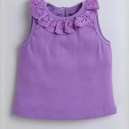 Hopscotch Girls Schiffli Embellished T-shirt-picture-35