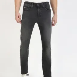 Tommy Hilfiger Denim Black Cotton Slim Fit Jeans-picture-14