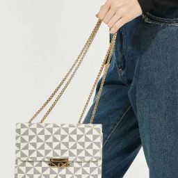 Styli White & Grey Printed Sling Handbag-19