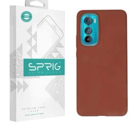 Sprig Liquid Silicone Back Cover for Motorola Edge 30 (Brown)-picture-39