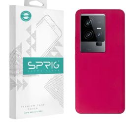 Sprig Liquid Silicone Back Cover for IQOO 11 5G (Red)-image-78