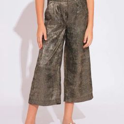 VERO MODA GIRL Kids Jet Black Solid Pants-image-98