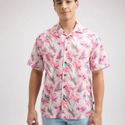 Pepe Jeans Pink Cotton Relaxed Fit Floral Print Shirt-picture-9