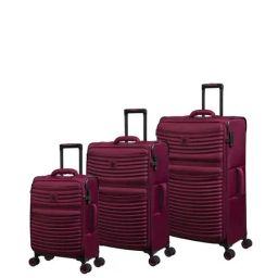 it luggage Precursor Red Set of 3-28 24 20 inches Expandable Soft Case Luggage Trolley with TSA Lock-3