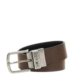 GUESS Jet Black A996 Leather Reversible Belt-image-0