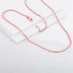 GIVA 925 Silver Rose Gold Rhythmic Rain Chain for Women & Girls-image-54