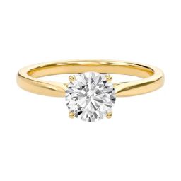 SHINE ETERNAL Lab Grown 14k (585) Yellow Gold Rings for Women-image-43
