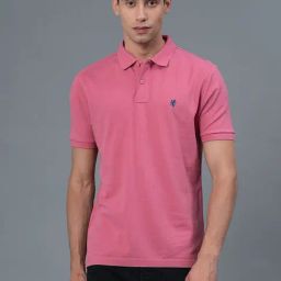 Red Tape Pink Cotton Regular Fit Polo T-Shirt-image-14