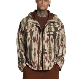 Puma Palais Artisan Brown Relaxed Fit Printed Jacket-image-79