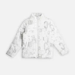 Pepe Jeans Kids White Printed Jacket-image-96