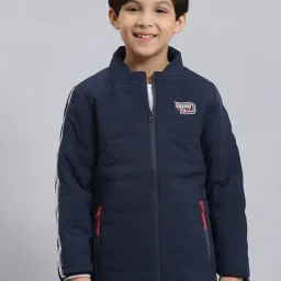 Monte Carlo Kids Navy Solid Full Sleeves Jacket-picture-44