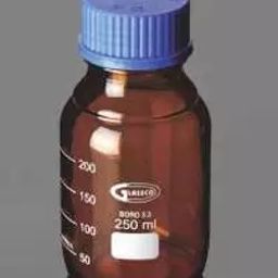 Glassco 10 ml Reagent Amber Bottle With Screw Cap 275.205.00-16