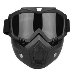 Allextreme Anti Scratch Protective Goggle Mask with Detachable Mask & Elastic Strap, GOGLSBLK-picture-15