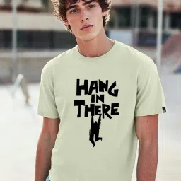 Bewakoof Green Regular Fit Graphic T-Shirt-image-17