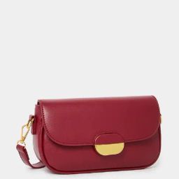 Styli Red Solid Sling Handbag-11