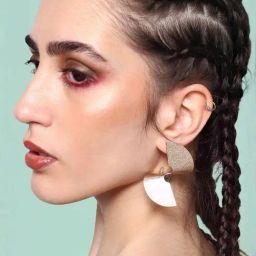 Sohi Gold Plated Party Designer Drop Earrings image 2