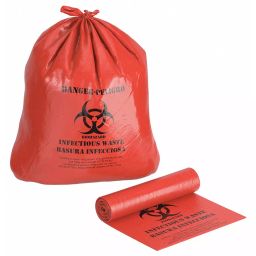 TOUGH GUY Infectious Waste 15 gal Biohazard Bags, 31DK94 (Red) (Pack of 200)-image-24