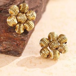 StyleCast Gold-Plated Floral Shaped Studs-image-74