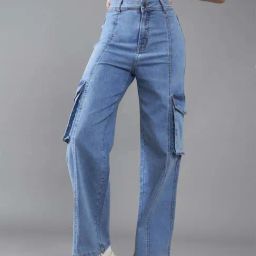 Dolce Crudo Blue Comfort Fit Jeans-image-67