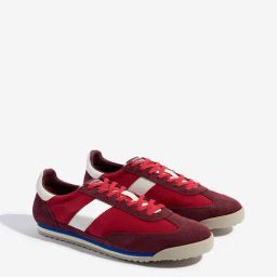 SOLEPLAY by Westside Red Colour-Blocked Lace-Up Sneakers-picture-4