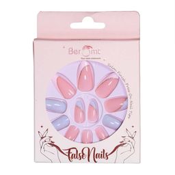 BEROMT Set Of 16 Salon Finish Press On Nail Tip With Application Kit - Shade- BFN334FN-11