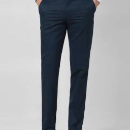 Van Heusen Navy Slim Fit Trousers-image-93