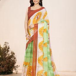 Garden Vareli Bandhani Pure Chiffon Saree-picture-33