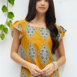 Anouk Rustic Women Ethnic Motifs Printed Crepe Regular Top-image-26