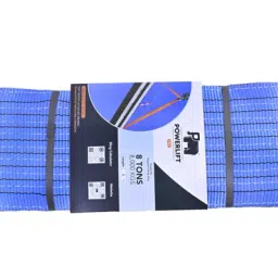 POWERLIFT 8000 Kg (8 Ton) x 10 Mtr Polyester Blue Flat Webbing Sling-image-61