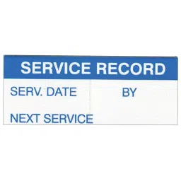 MULTICOMP PRO Pre Printed Labels LABEL, SERVICE RECORD, PK350, 7827345 (Pack of 350)-18