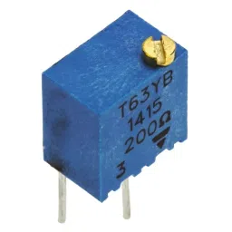 Vishay Through Hole Trimmer Potentiometer 250 mW Power 200 Ω Resistance Pin Terminal, T63YB201KT20 (Pack of 50 Pcs)-picture-12