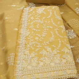 Soch Embroidered Silk Chiffon Unstitched Dress Material-image-96