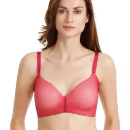 Zivame Red Non Wired Padded T-Shirt Bra-image-31