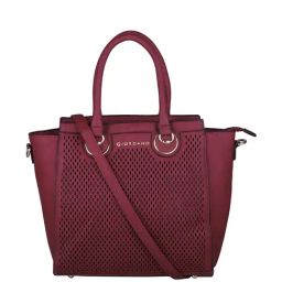 Giordano Refresh Brick Red Textured Medium Handbag-image-61