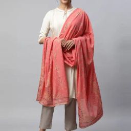 Aurelia Pink Printed Dupatta-picture-14