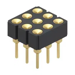 MILL-MAX CONNECTOR, HEADER, 9POS, 3ROW, 2.54MM, 805-10-009-00-006000-image-52