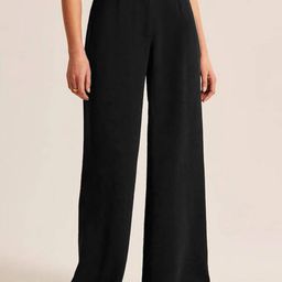 BAESD Women Relaxed Straight Leg Wide Leg High-Rise Pleated Parallel Trousers-picture-42