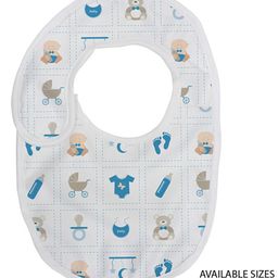 Right Gifting Digital Printed Velcro Closure Bibs - Cream-picture-16