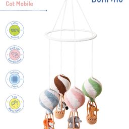 Bonfino Crochet Lullaby Cot Mobile - Multicolour-picture-32